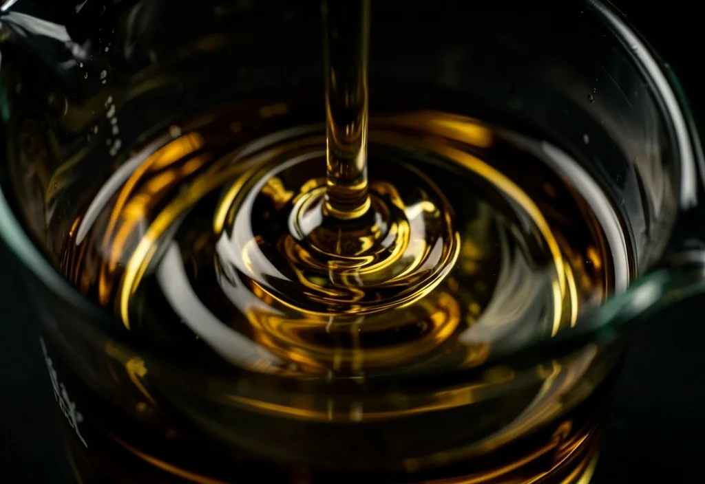 Supplement oil macro photography