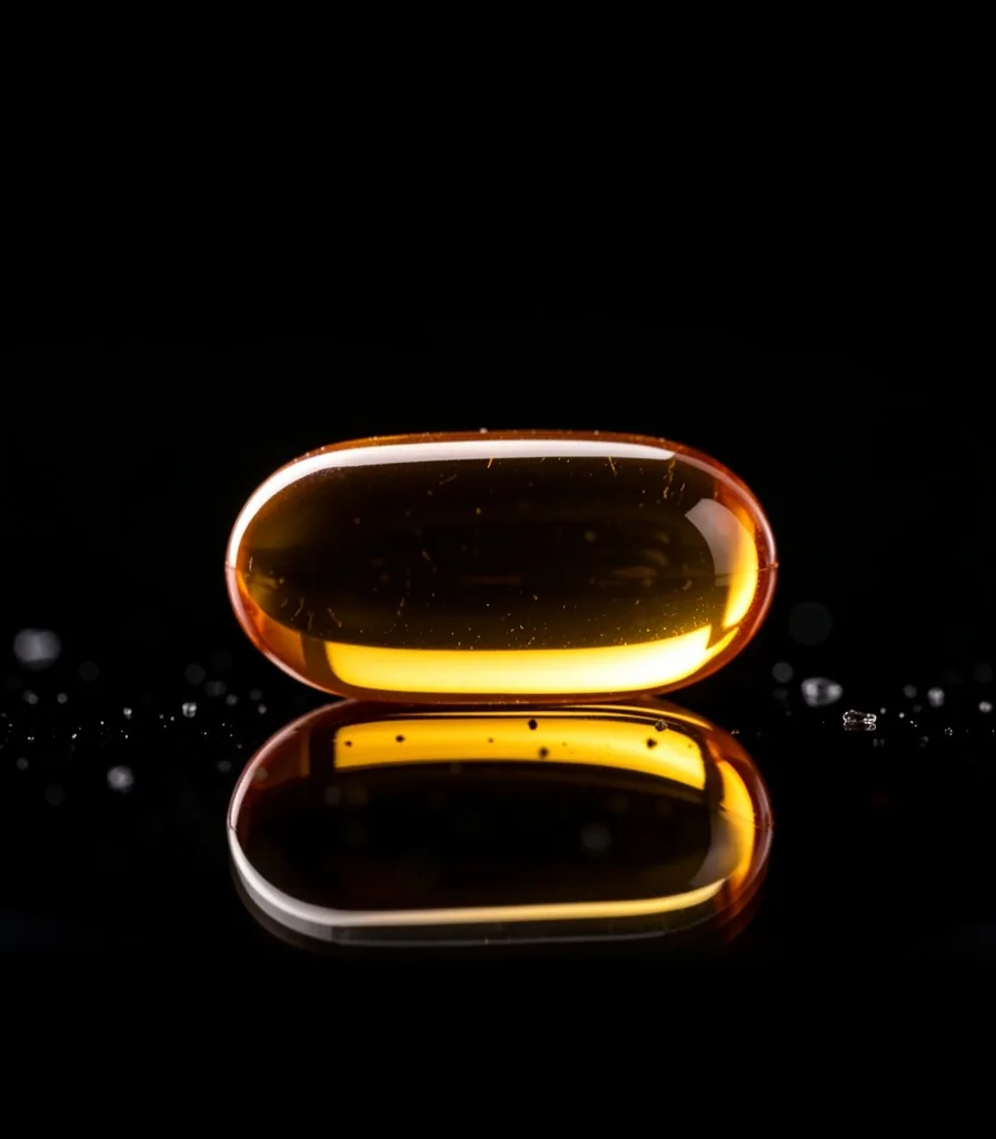Omega-3 fish oil capsule
